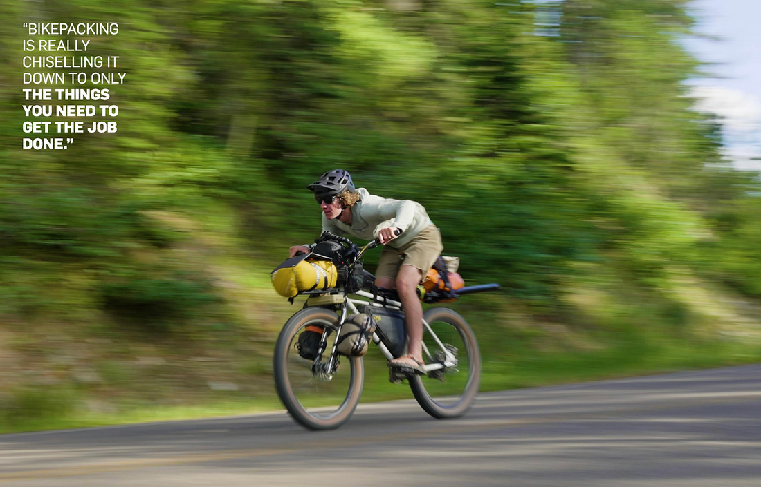 8 Page Spread in The Mission Magazine: My Journey with Bikepacking and Fly Fishing
