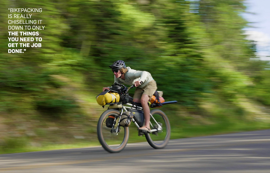 8 Page Spread in The Mission Magazine: My Journey with Bikepacking and Fly Fishing