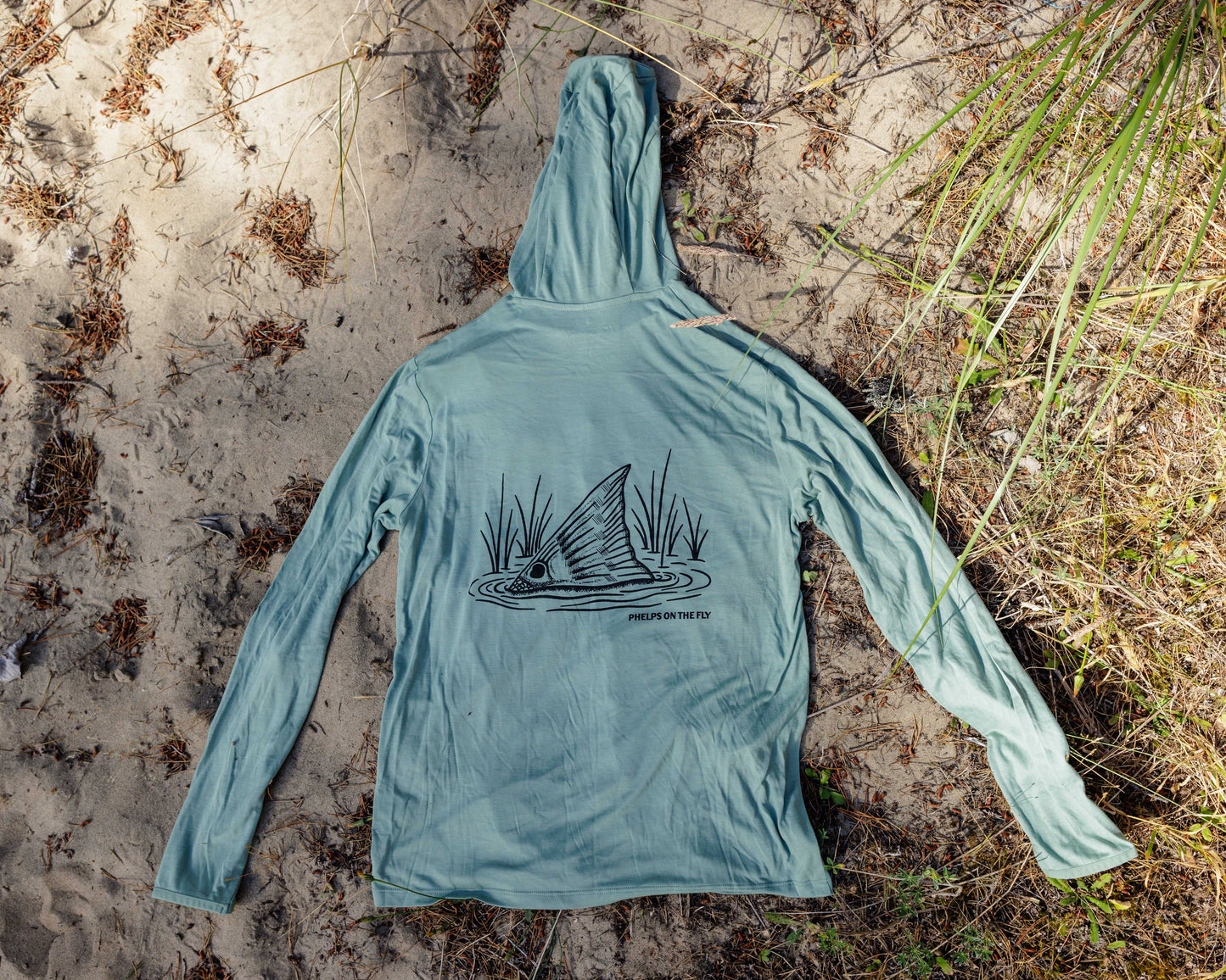 Free Fly Tailing Redfish Sun Hoodie