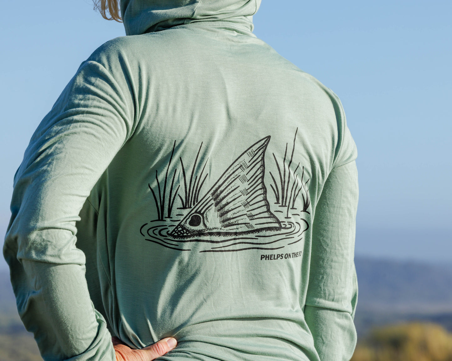 Free Fly Tailing Redfish Sun Hoodie