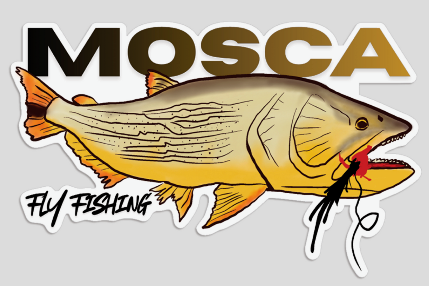 Mosca Fly Fishing Sticker