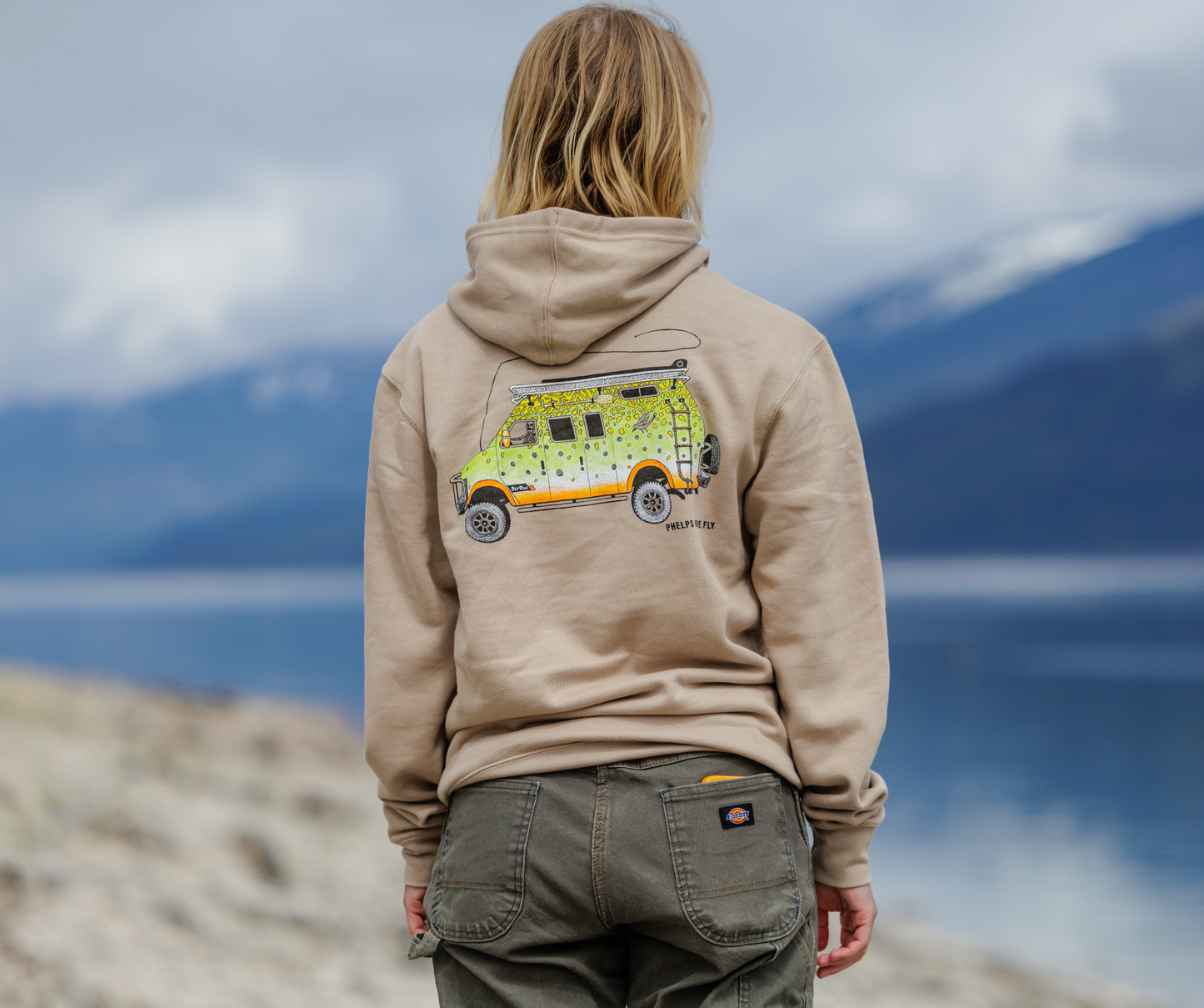 Bertha Brook Trout Hoodie