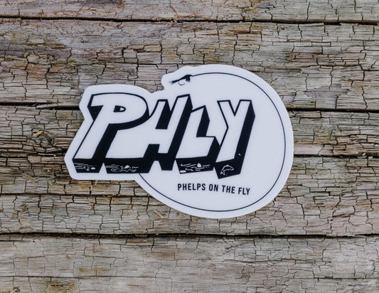 Phly River Sticker