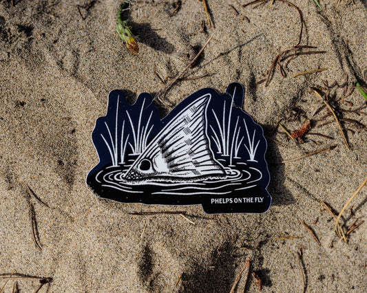 Tailing Redfish Sticker
