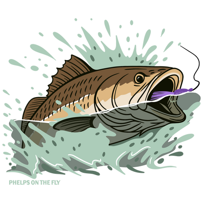 Redfish Gurgler Sticker