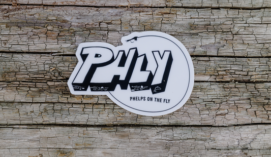 Phly River Sticker