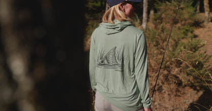 Free Fly Tailing Redfish Sun Hoodie